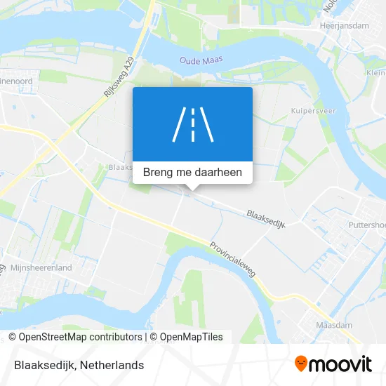 Blaaksedijk kaart