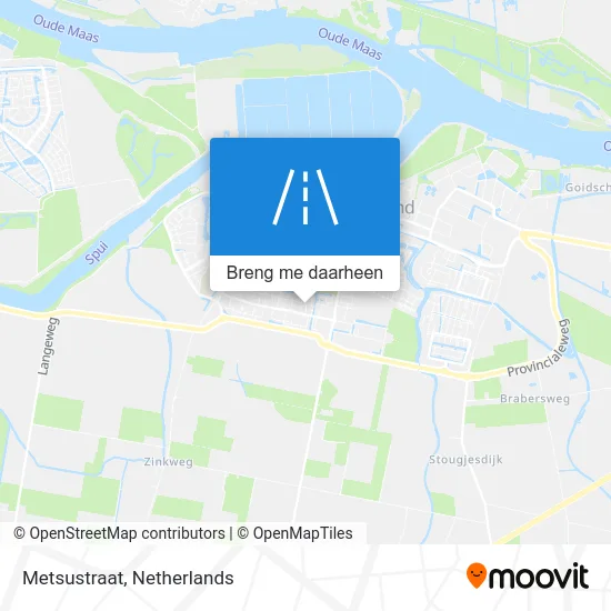 Metsustraat kaart