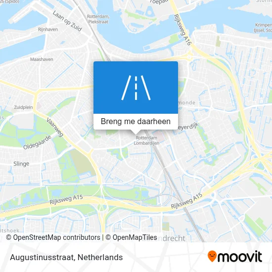 Augustinusstraat kaart