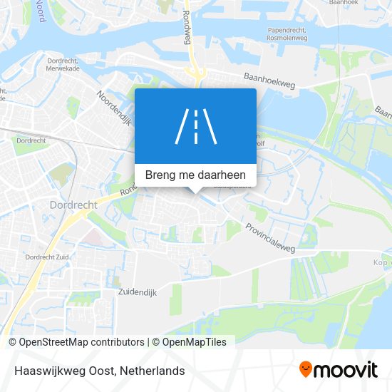 Haaswijkweg Oost kaart