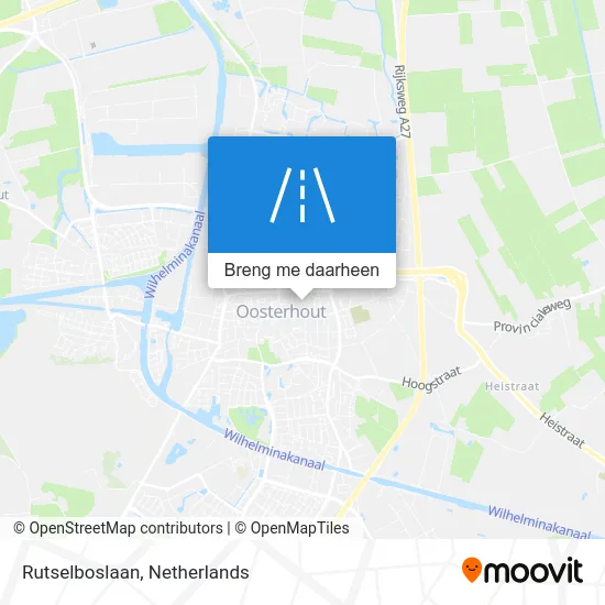 Rutselboslaan kaart