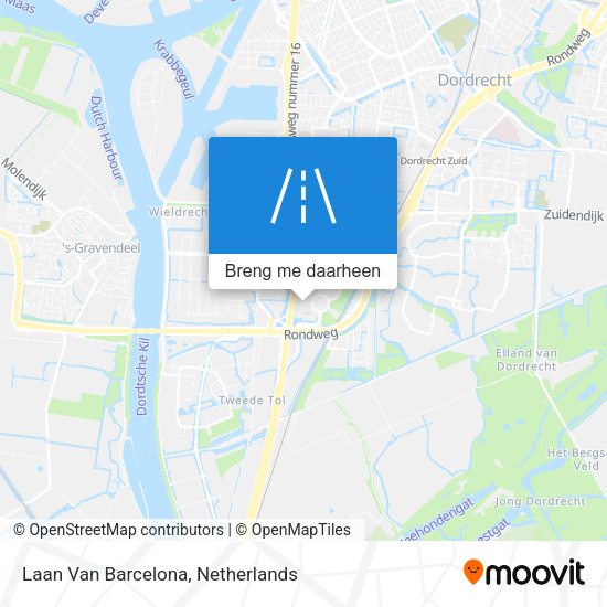 Laan Van Barcelona kaart