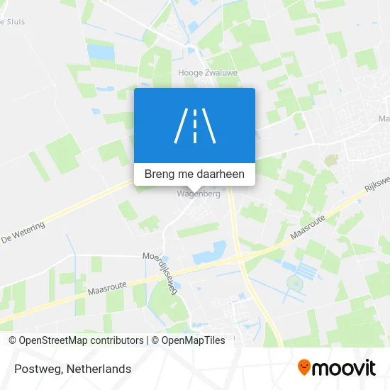 Postweg kaart