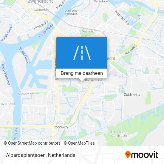 Albardaplantsoen kaart