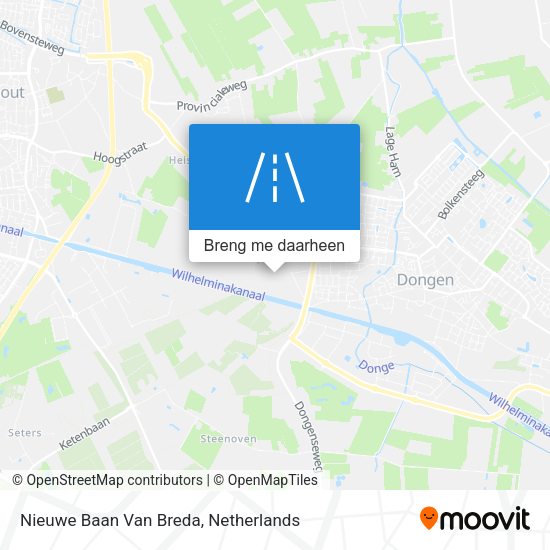 Nieuwe Baan Van Breda kaart
