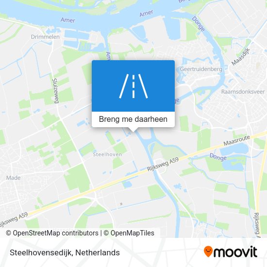 Steelhovensedijk kaart