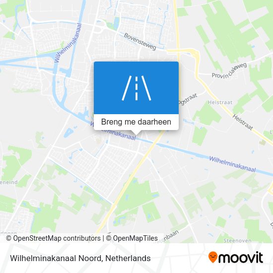 Wilhelminakanaal Noord kaart
