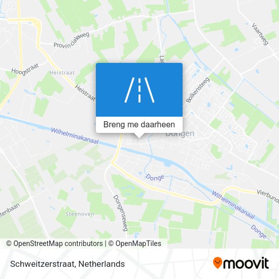 Schweitzerstraat kaart