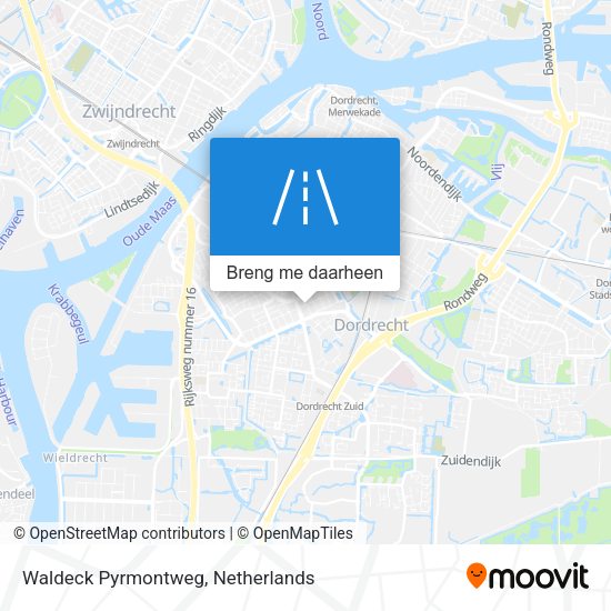 Waldeck Pyrmontweg kaart