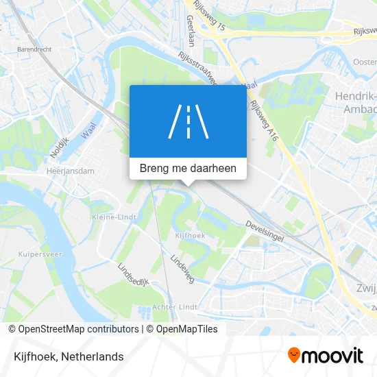 Kijfhoek kaart