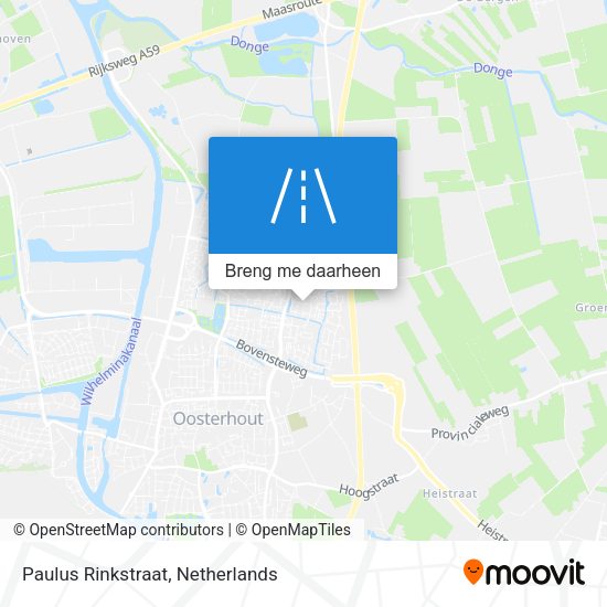 Paulus Rinkstraat kaart