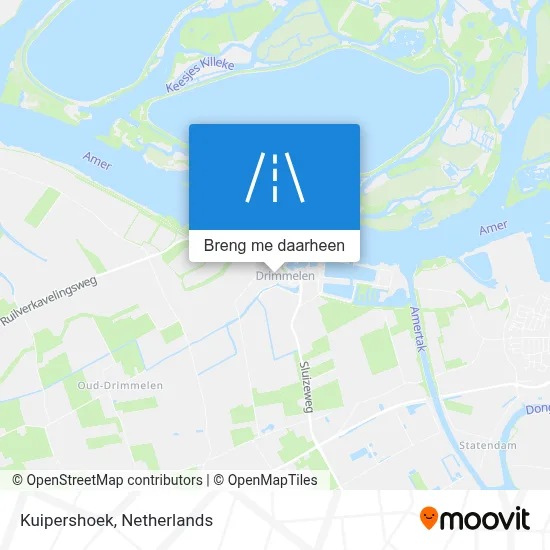 Kuipershoek kaart