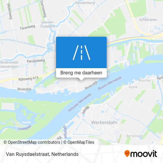 Van Ruysdaelstraat kaart