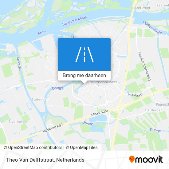 Theo Van Delftstraat kaart