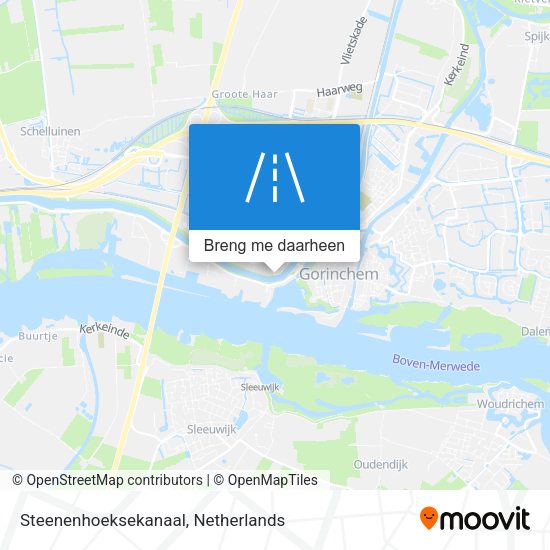 Steenenhoeksekanaal kaart