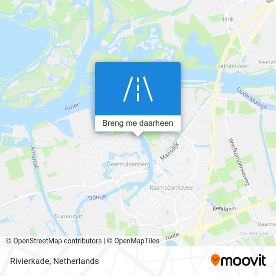 Rivierkade kaart