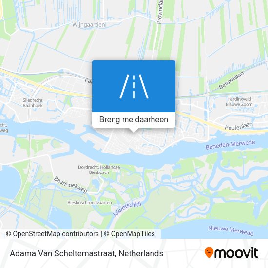 Adama Van Scheltemastraat kaart