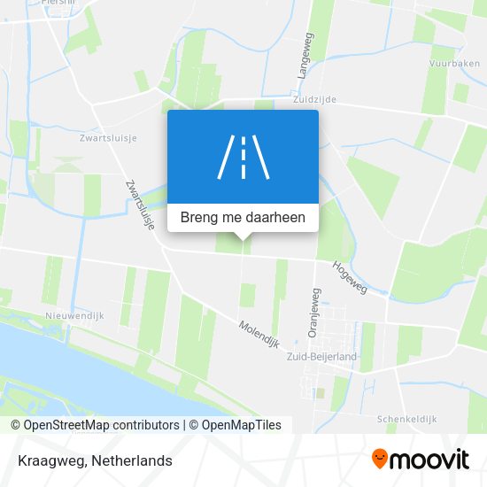 Kraagweg kaart