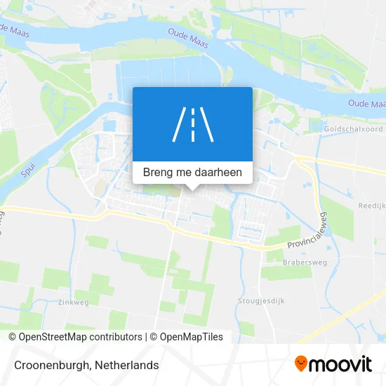 Croonenburgh kaart