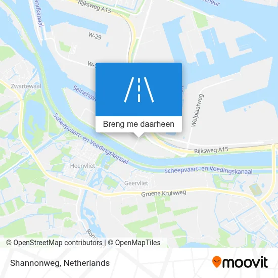 Shannonweg kaart