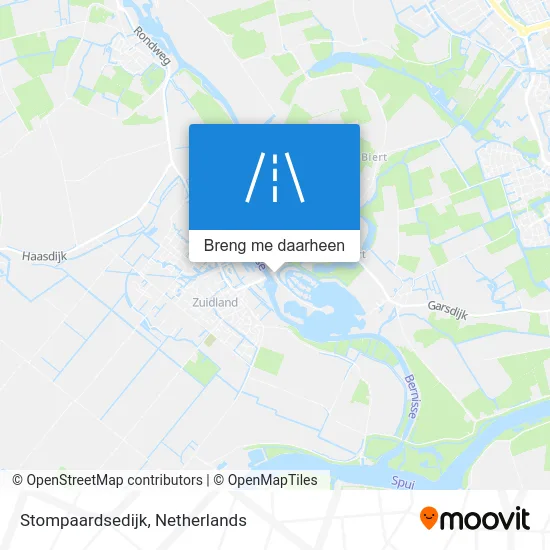 Stompaardsedijk kaart