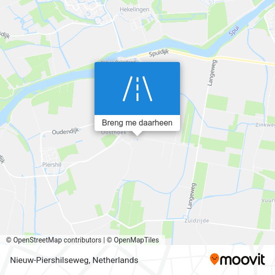 Nieuw-Piershilseweg kaart
