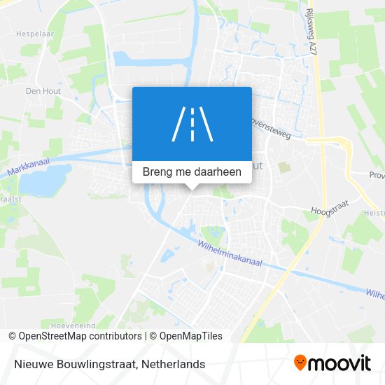 Nieuwe Bouwlingstraat kaart