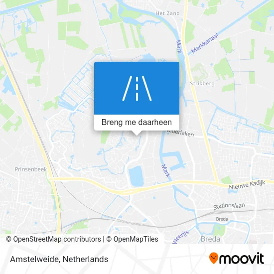 Amstelweide kaart