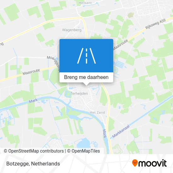 Botzegge kaart