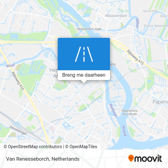 Van Renesseborch kaart