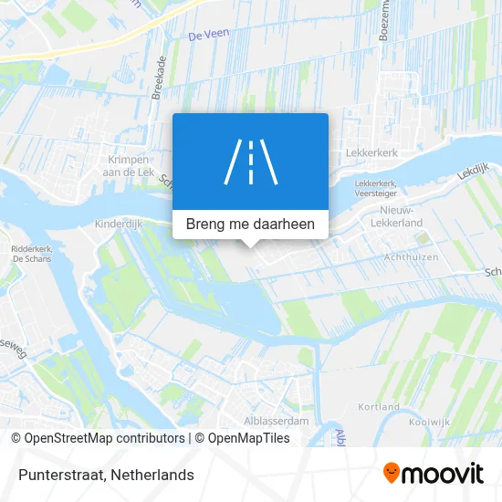 Punterstraat kaart
