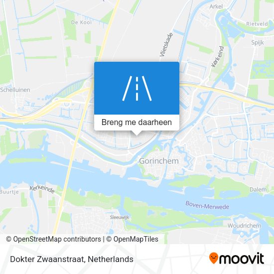 Dokter Zwaanstraat kaart