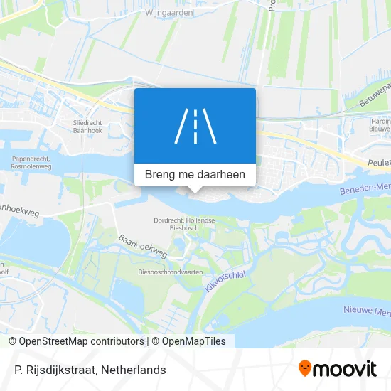 P. Rijsdijkstraat kaart