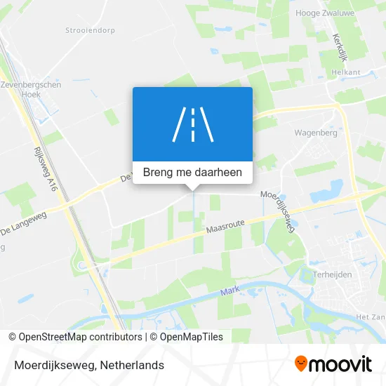 Moerdijkseweg kaart
