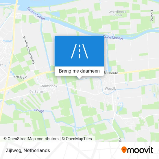 Zijlweg kaart