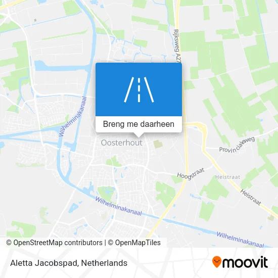 Aletta Jacobspad kaart