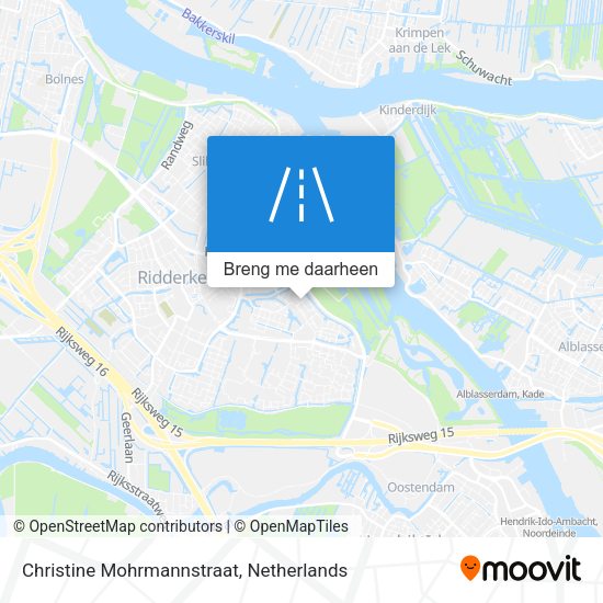 Christine Mohrmannstraat kaart