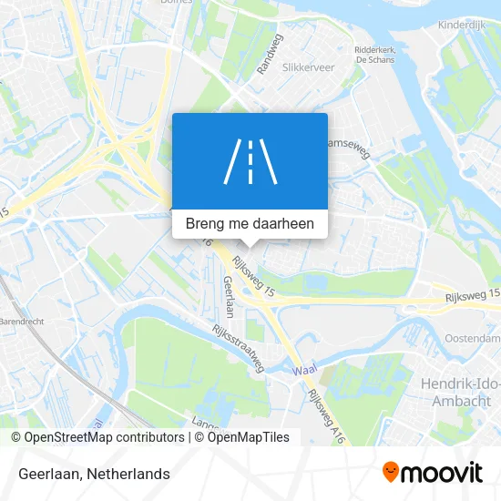 Geerlaan kaart