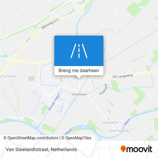 Van Steelandtstraat kaart