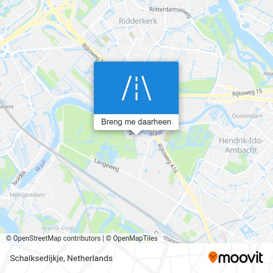 Schalksedijkje kaart