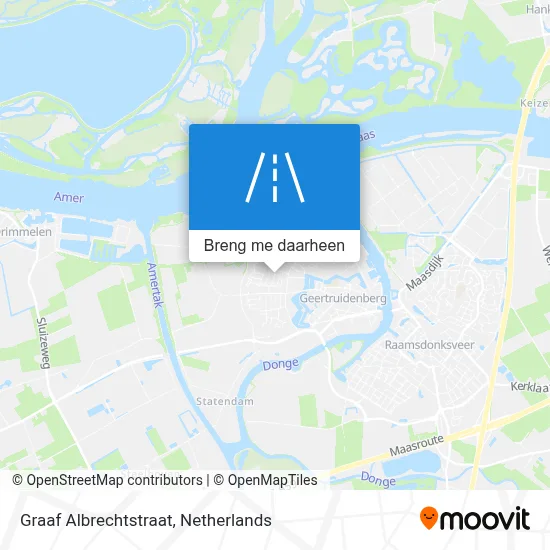 Graaf Albrechtstraat kaart