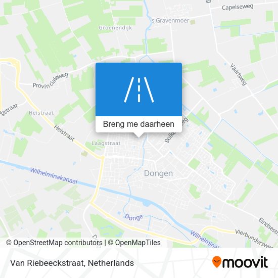 Van Riebeeckstraat kaart