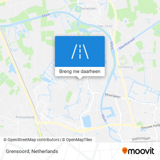 Grensoord kaart