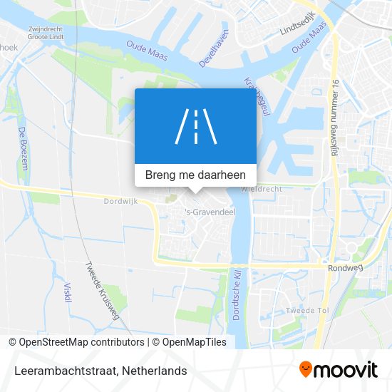 Leerambachtstraat kaart
