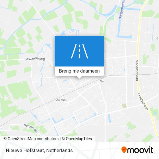 Nieuwe Hofstraat kaart