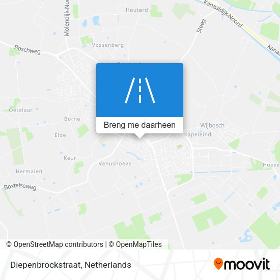 Diepenbrockstraat kaart
