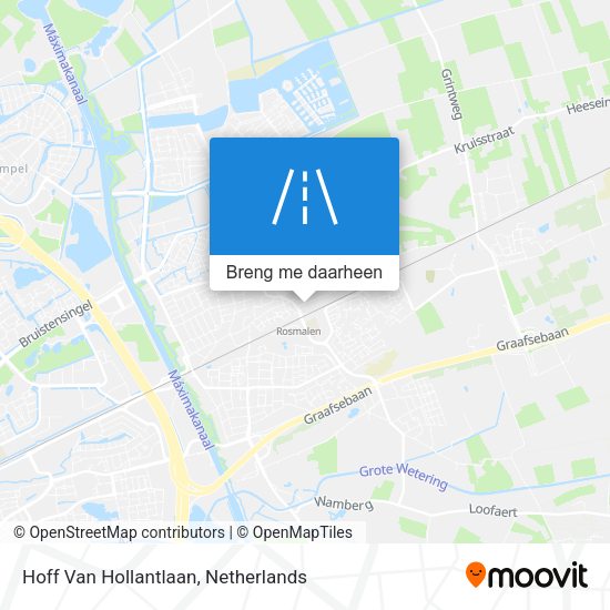 Hoff Van Hollantlaan kaart