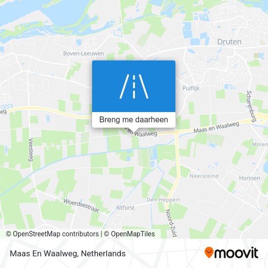 Maas En Waalweg kaart