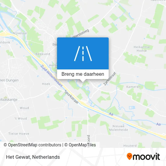 Het Gewat kaart