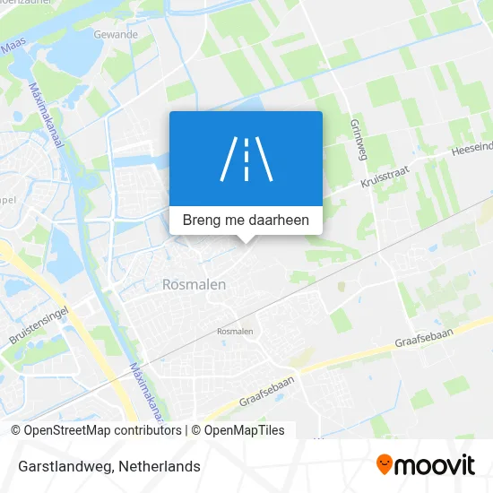 Garstlandweg kaart